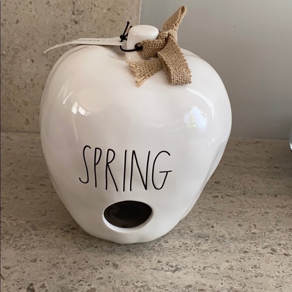 Rae Dunn Other - Rae Dunn “Spring” ceramic birdhouse.